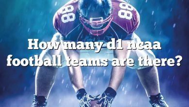 How many d1 ncaa football teams are there?