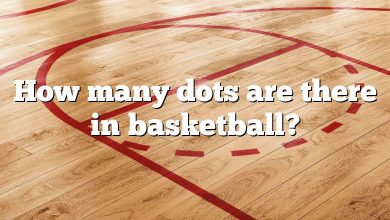 How many dots are there in basketball?