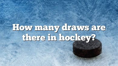 How many draws are there in hockey?