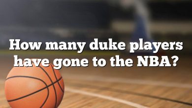 How many duke players have gone to the NBA?