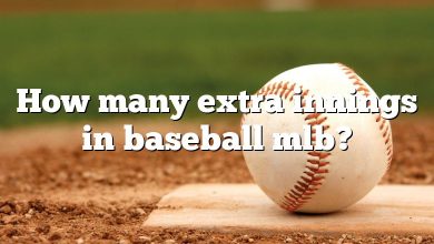 How many extra innings in baseball mlb?