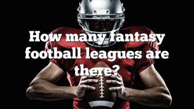How many fantasy football leagues are there?