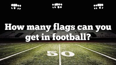 How many flags can you get in football?