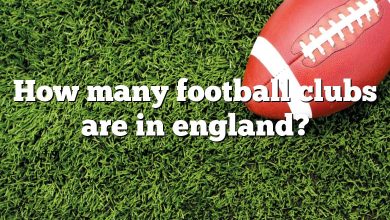 How many football clubs are in england?