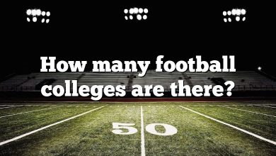 How many football colleges are there?