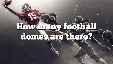 How many football domes are there?
