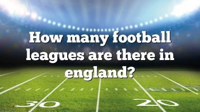 How many football leagues are there in england?