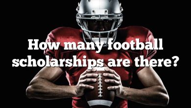 How many football scholarships are there?