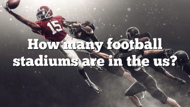 How many football stadiums are in the us?