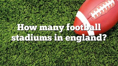 How many football stadiums in england?
