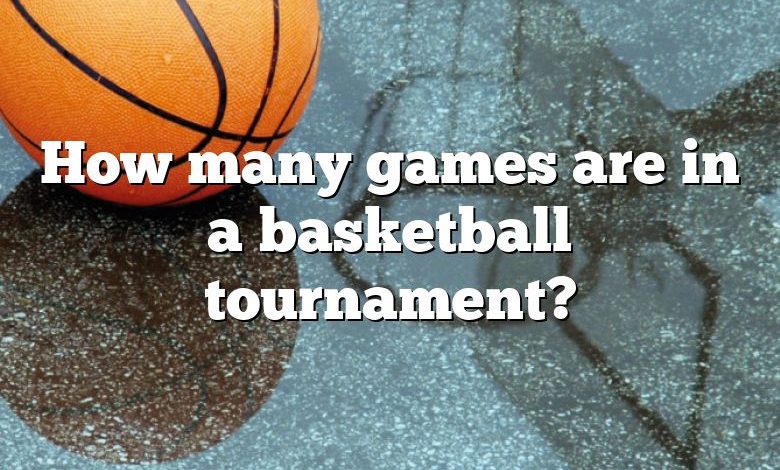 How many games are in a basketball tournament?