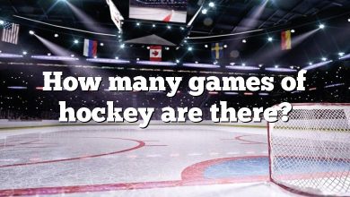 How many games of hockey are there?