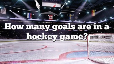 How many goals are in a hockey game?