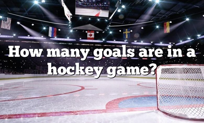 How many goals are in a hockey game?