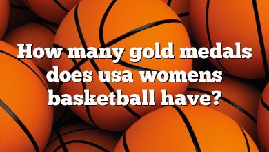 How many gold medals does usa womens basketball have?