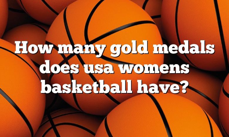 How many gold medals does usa womens basketball have?