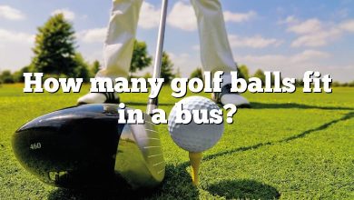 How many golf balls fit in a bus?