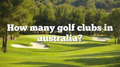 How many golf clubs in australia?