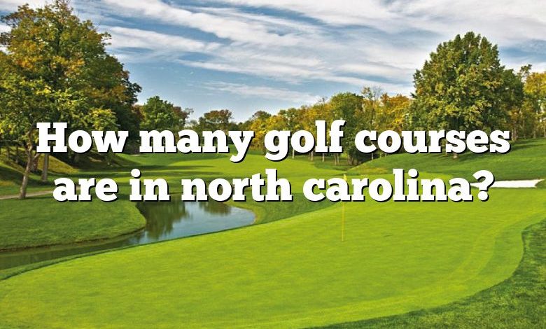 How many golf courses are in north carolina?