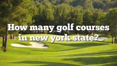 How many golf courses in new york state?