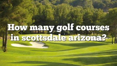 How many golf courses in scottsdale arizona?