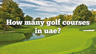 How many golf courses in uae?