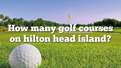 How many golf courses on hilton head island?