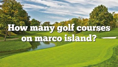 How many golf courses on marco island?