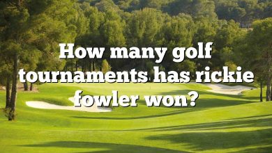 How many golf tournaments has rickie fowler won?