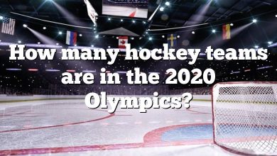 How many hockey teams are in the 2020 Olympics?