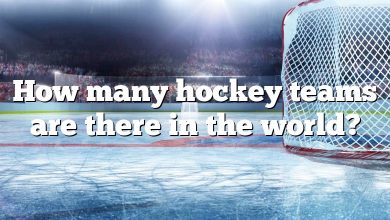 How many hockey teams are there in the world?