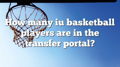 How many iu basketball players are in the transfer portal?