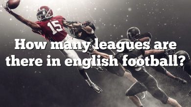 How many leagues are there in english football?