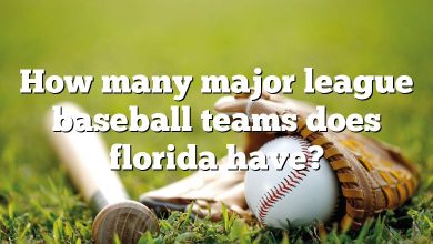 How many major league baseball teams does florida have?