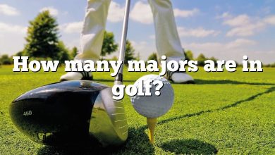 How many majors are in golf?