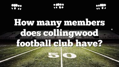How many members does collingwood football club have?