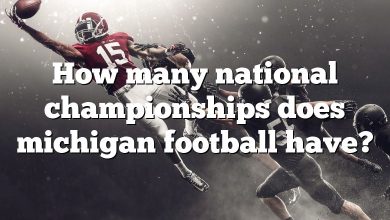 How many national championships does michigan football have?