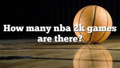 How many nba 2k games are there?