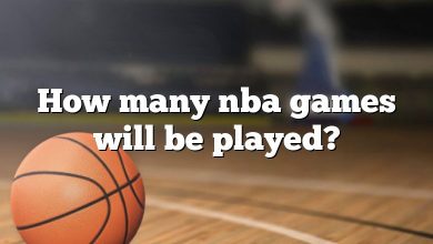 How many nba games will be played?