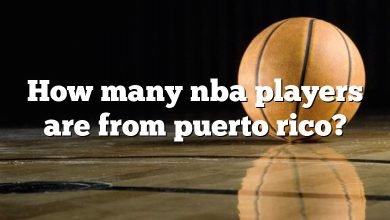 How many nba players are from puerto rico?