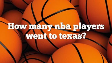How many nba players went to texas?
