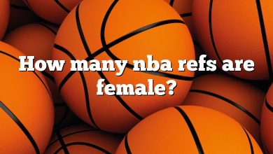 How many nba refs are female?