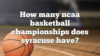 How many ncaa basketball championships does syracuse have?