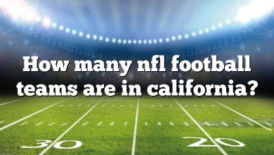 How many nfl football teams are in california?