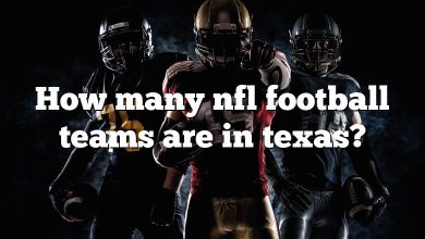 How many nfl football teams are in texas?