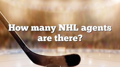 How many NHL agents are there?
