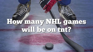 How many NHL games will be on tnt?