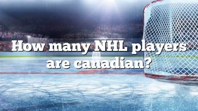 How many NHL players are canadian?