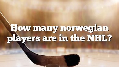 How many norwegian players are in the NHL?