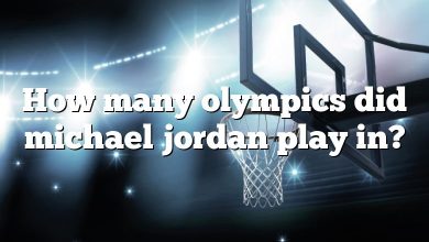 How many olympics did michael jordan play in?